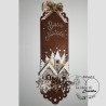 Appendiporta Verticale Marrone Paesaggio Beige