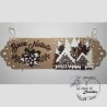 Appendiporta Orizzontale Beige Paesaggio Marrone